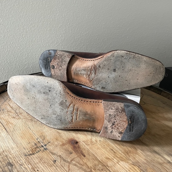 Ferragamo Men’s Slip-On Loafers - Dark Brown, Size 8D - Picture 11 of 12